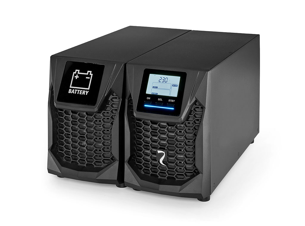 Riello Sentinel Pro2 SP2 3000 ER | Online-Doppelwandler-USV 3000 VA / 3000 W | ohne interne Batterien