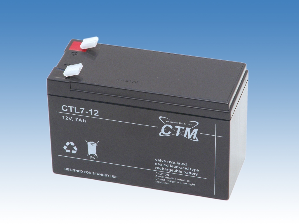 CTM CTL 7-12 Long Life AGM Blei Batterie | 7 Ah - 12 Volt