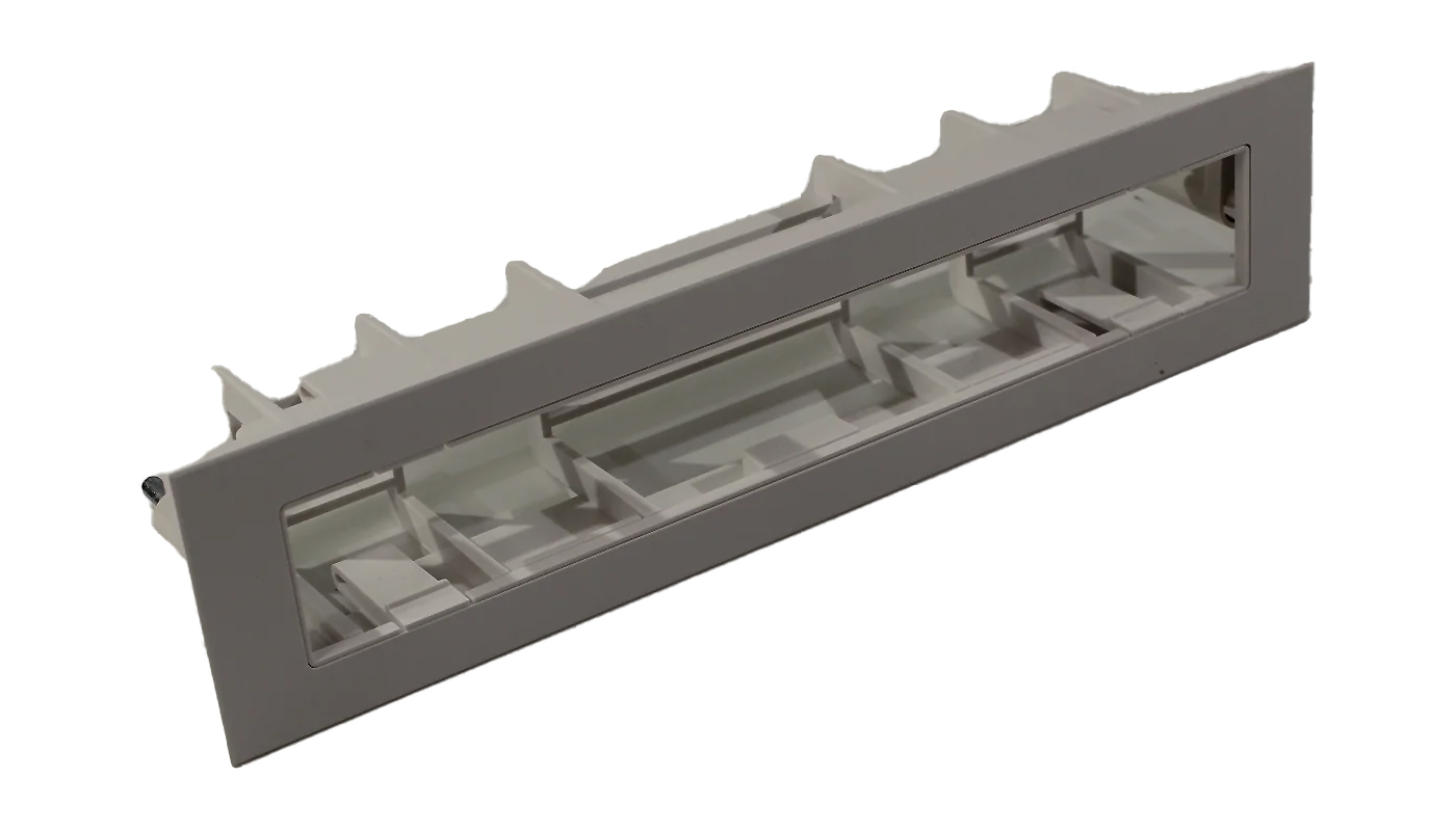 Einbaurahmen mit Prüftaster (EB) ABS Weiß KME-EB