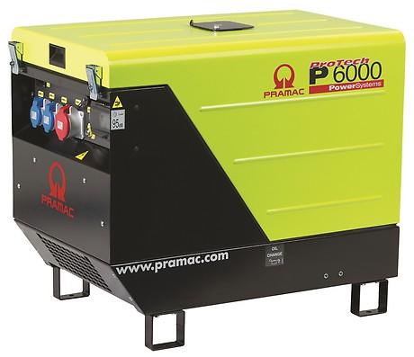 Pramac P 6000 AVR Diesel-Stromerzeuger 5,6 kVA 230/400V Drehstrom E-Start schallgedämmt PF572TY400J | Akkuteam
