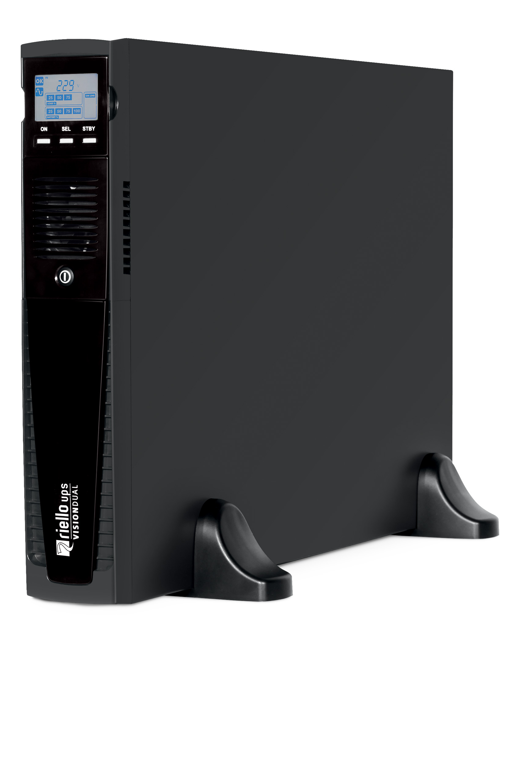 Riello USV Vision Dual VSD 1100 Line-Interactive USV 1100 VA / 990 W für Server und IT-Systeme (VSD 1100)
