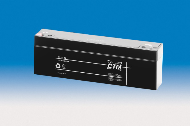 CTM CT 2.3-12 VdS AGM Blei Batterie | 2,3 Ah - 12 V