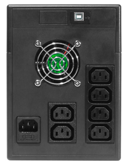Riello Net Power NPW 1500 Line-Interactive USV 1500 VA / 900 W mit LCD für Kasse und Arbeitsplätze (NPW 1500)