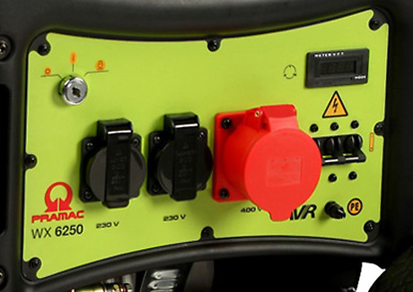 Pramac WX 6250 ES AVR 230V / 400 V 6100W Stromerzeuger für Werkzeuge Benzin